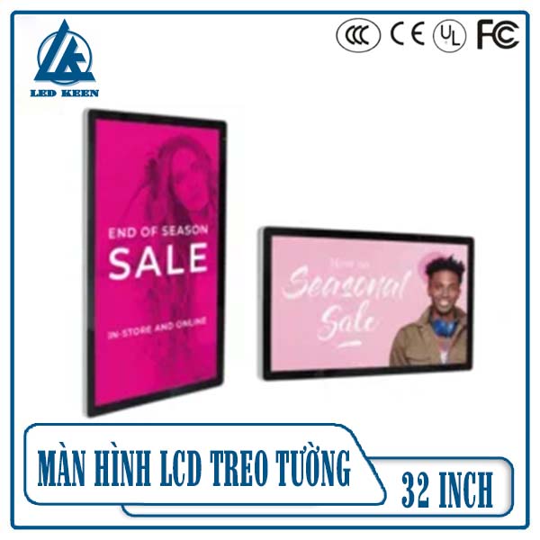 MÀN HÌNH LCD TREO TƯỜNG 32 INCH