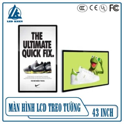 MÀN HÌNH LCD TREO TƯỜNG 43 INCH