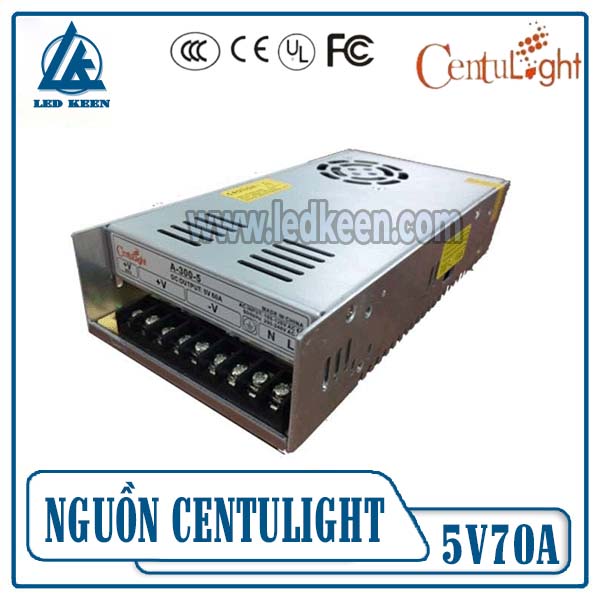 Nguồn chuyển đổi 5v70a centulight