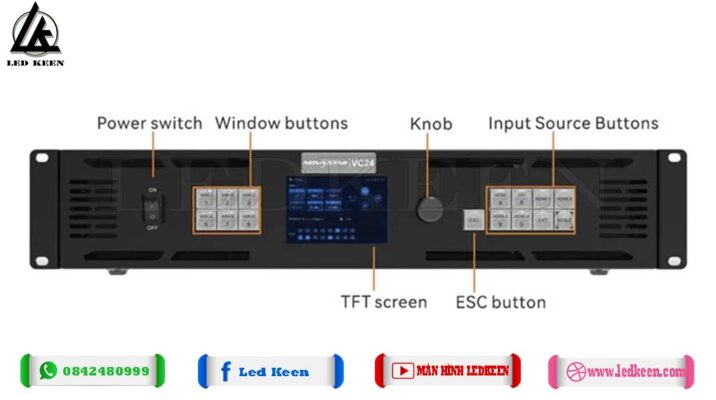 Hình ảnh mặt trước Novastar VC24