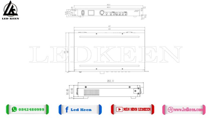 Kích thước bộ xử lý KLS4C